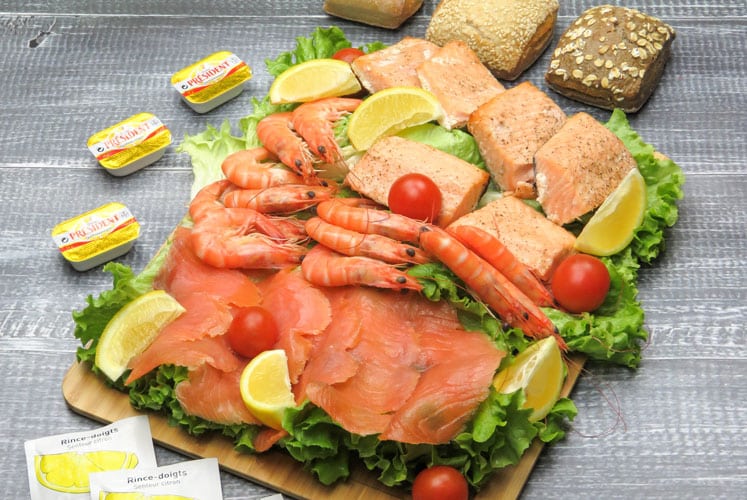 plateau de fruits de mer livré en entreprise pour vos buffets cocktails